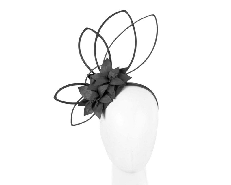 Cupids Millinery Women's Hat Black Bespoke black fascinator by Max Alexander