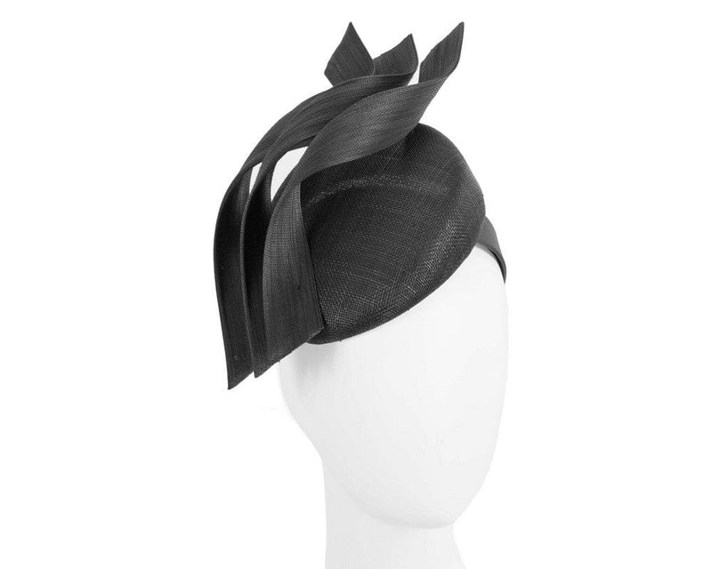 Cupids Millinery Women's Hat Black Bespoke black pillbox fascinator by Fillies Collection