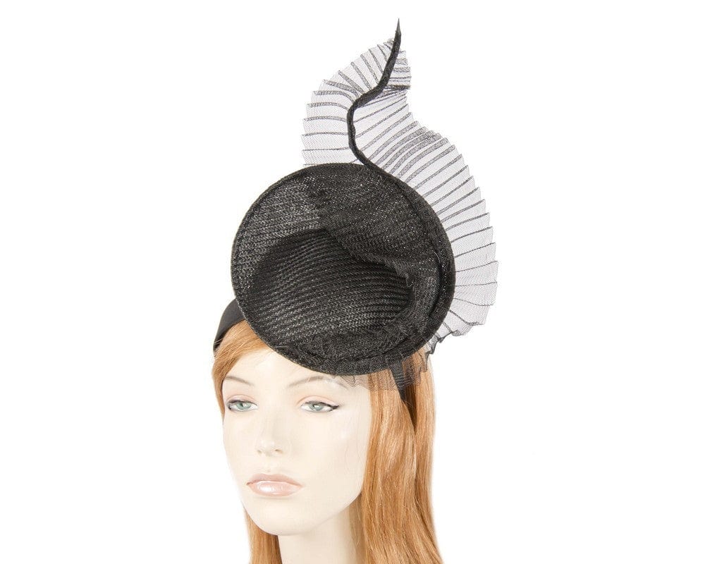 Cupids Millinery Women's Hat Black Black Black Australian Made bespoke fascinator