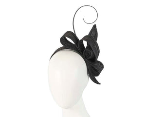 Cupids Millinery Women's Hat Black Black bow Max Alexander fascinator by Max Alexander