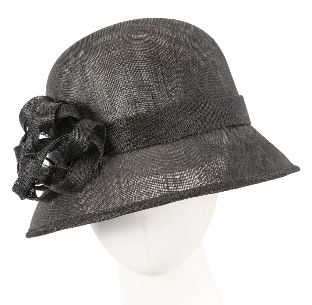 Cupids Millinery Women's Hat Black Black cloche hat by Max Alexander