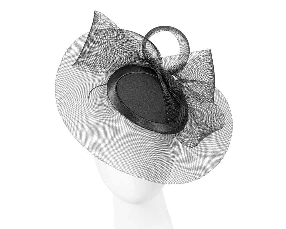 Cupids Millinery Women's Hat Black Black Custom Made Fashion Cocktail Hat