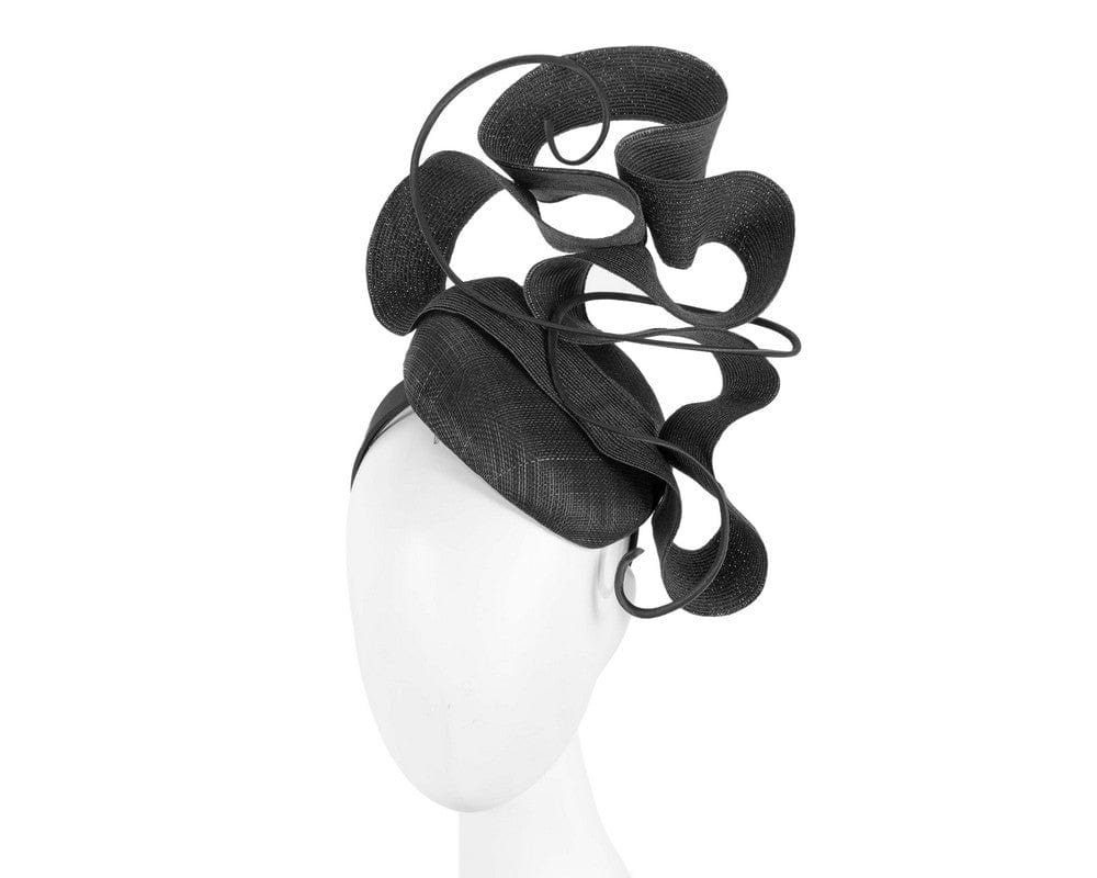 Cupids Millinery Women's Hat Black Black designers racing fascinator by Fillies Collection