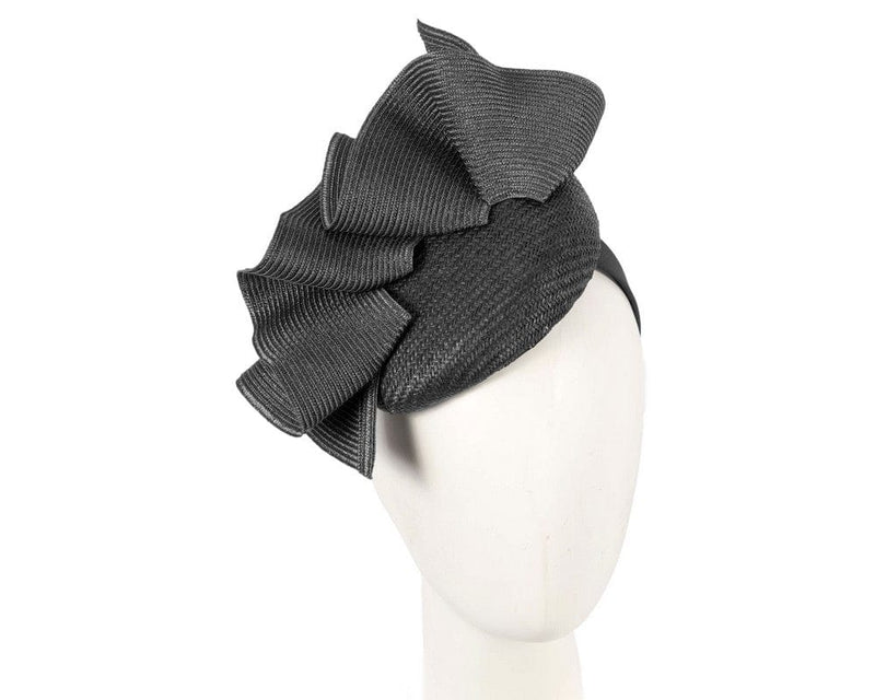 Cupids Millinery Women's Hat Black Black pillbox fascinator by Fillies Collection