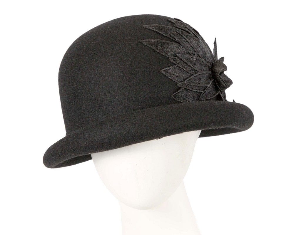 Cupids Millinery Women's Hat Black Black winter fashion hat by Max Alexander