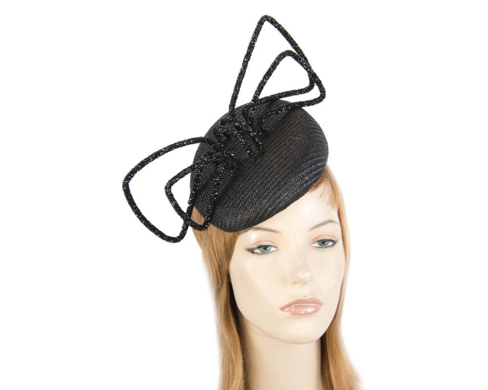 Cupids Millinery Women's Hat Black designers racing fascinator by Fillies Collection