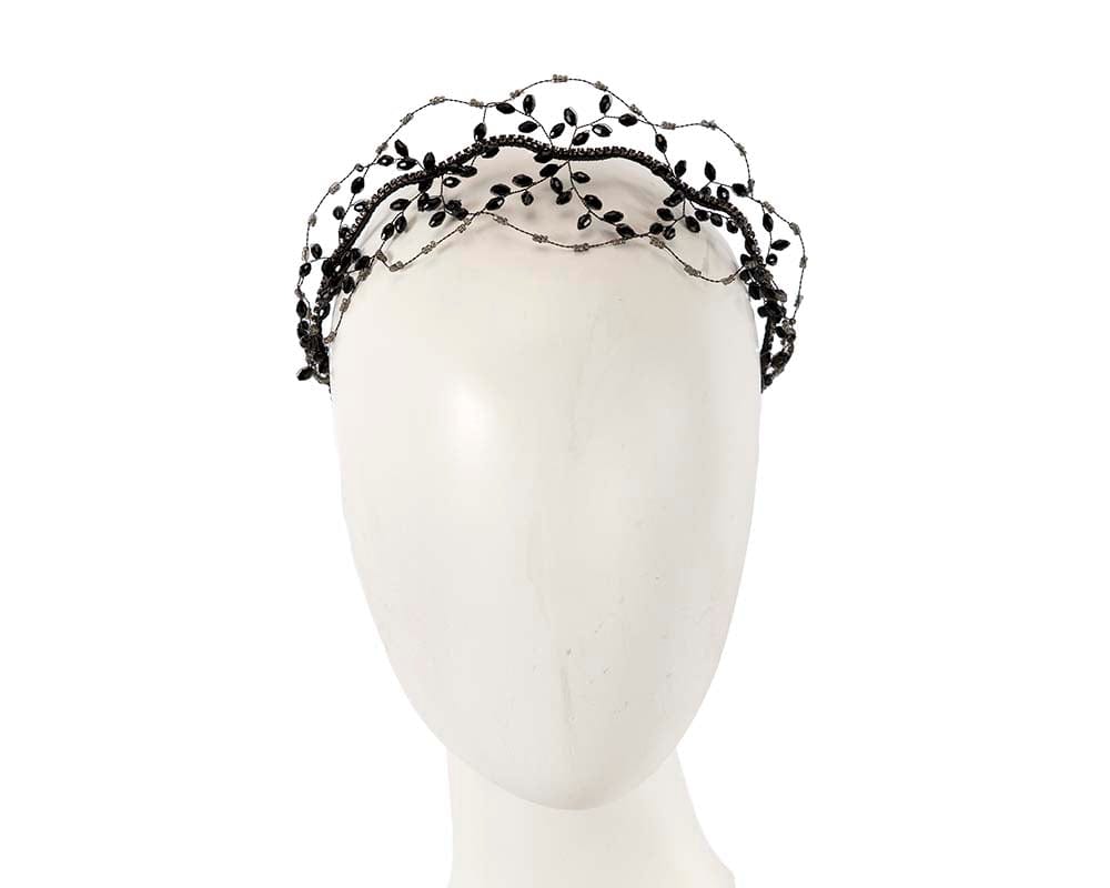 Cupids Millinery Women's Hat Black Exclusive black headband fascinator by Cupids Millinery