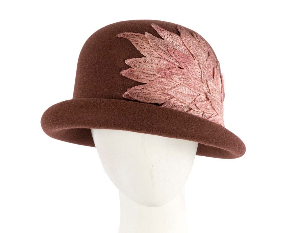 Cupids Millinery Women's Hat Brown Brown winter fashion hat by Max Alexander