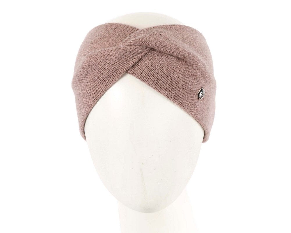 Cupids Millinery Women's Hat Brown Taupe European Made woolen headband