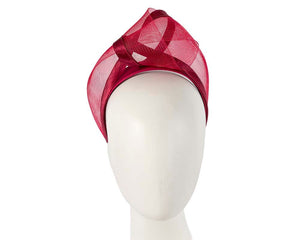 Cupids Millinery Women's Hat Burgundy Burgundy fashion headband turban by Fillies Collection