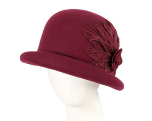 Cupids Millinery Women's Hat Burgundy Burgundy winter fashion hat by Max Alexander