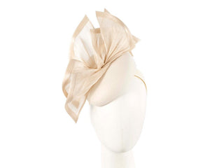 Cupids Millinery Women's Hat Cream Bespoke cream winter racing fascinator by Fillies Collection