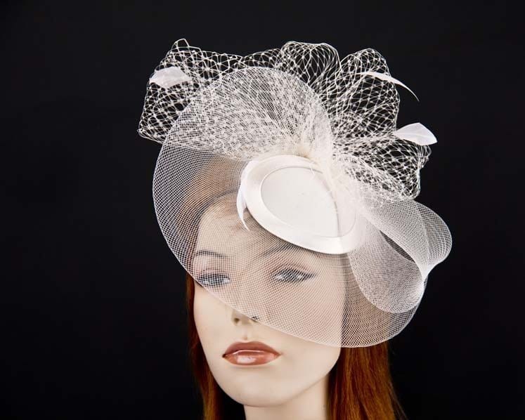 Cupids Millinery Women's Hat Cream Bridal cocktail hat for wedding K4835BR