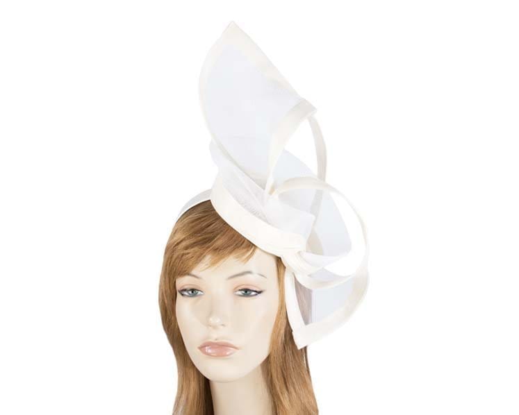 Cupids Millinery Women's Hat Cream Cream fascinator for Melbourne Cup Ascot Kentucky Derby buy online S107C