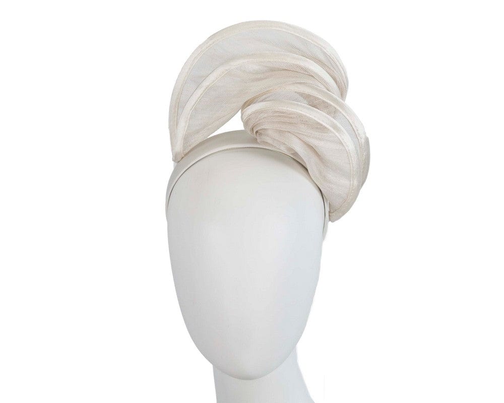 Cupids Millinery Women's Hat Cream Cream headband racing fascinator by Fillies Collection