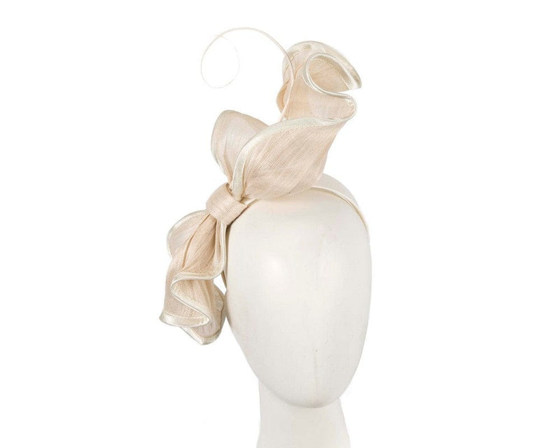 Cupids Millinery Women's Hat Cream Cream racing fascinator by Fillies Collection