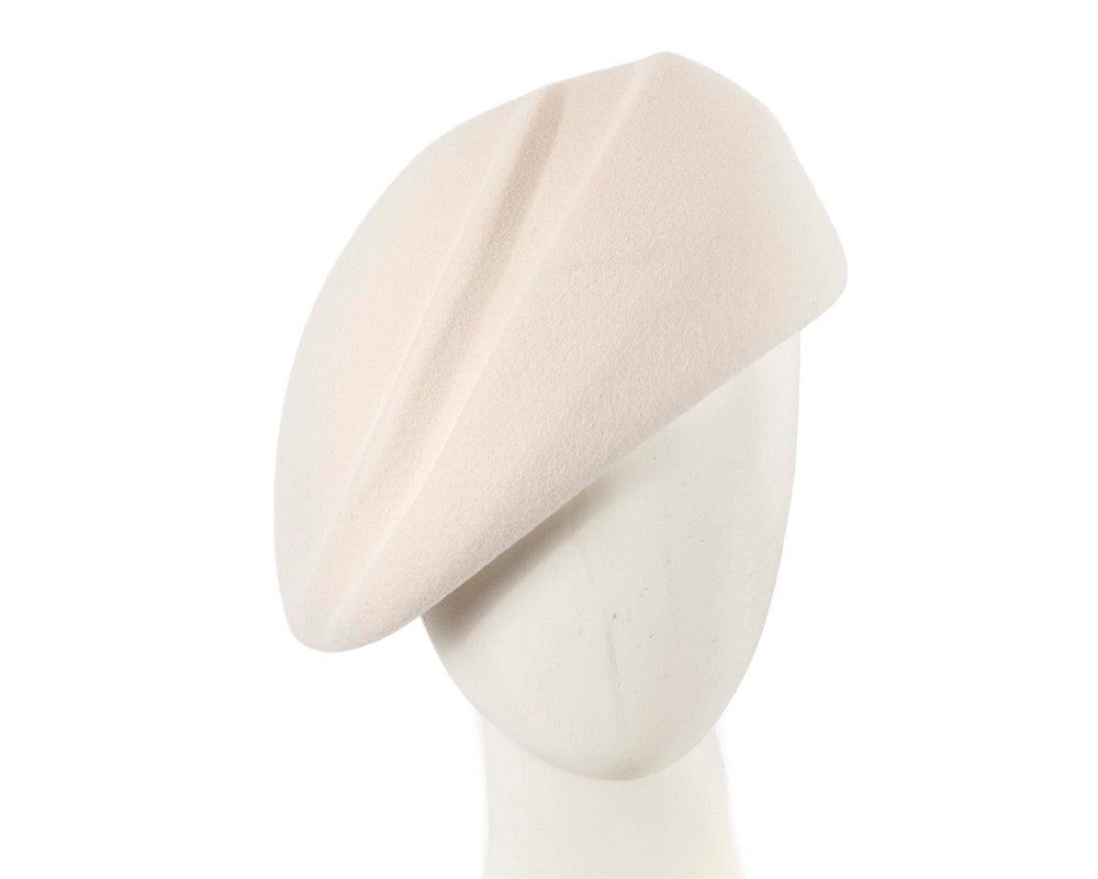 Cupids Millinery Women's Hat Cream Cream winter felt beret by Max Alexander