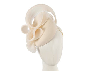 Cupids Millinery Women's Hat Cream Cream winter racing fascinator by Fillies Collection