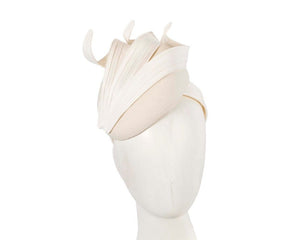 Cupids Millinery Women's Hat Cream Cream winter racing fascinator by Fillies Collection