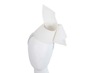 Cupids Millinery Women's Hat Cream Modern white fascinator by Max Alexander