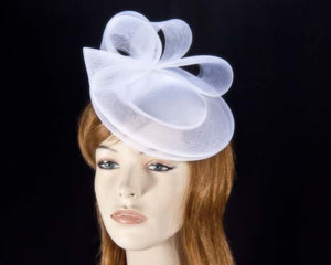 Cupids Millinery Women's Hat Cream White Wedding Cocktail Hat