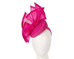 Cupids Millinery Women's Hat Fuchsia Bespoke fuchsia racing fascinator by Fillies Collection