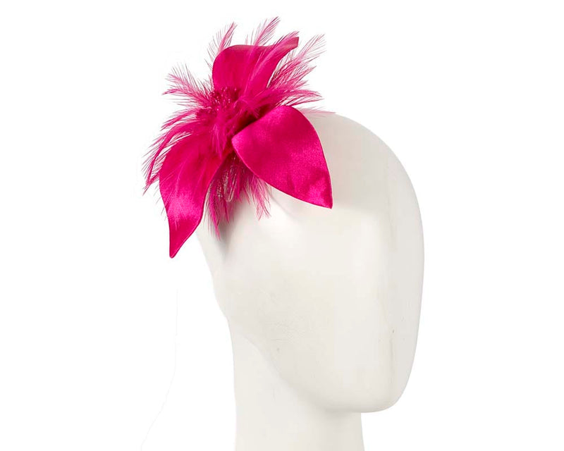 Cupids Millinery Women's Hat Fuchsia Fuchsia fascinator headpiece for wedding and races