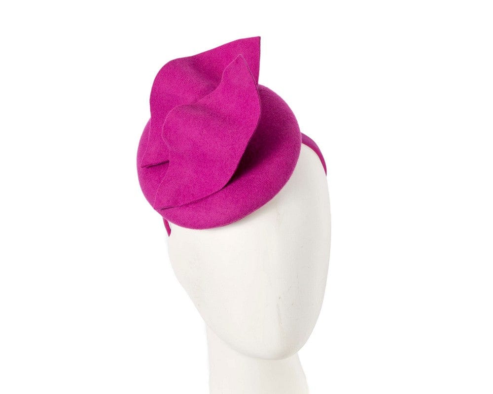 Cupids Millinery Women's Hat Fuchsia Fuchsia felt fascinator by Max Alexander