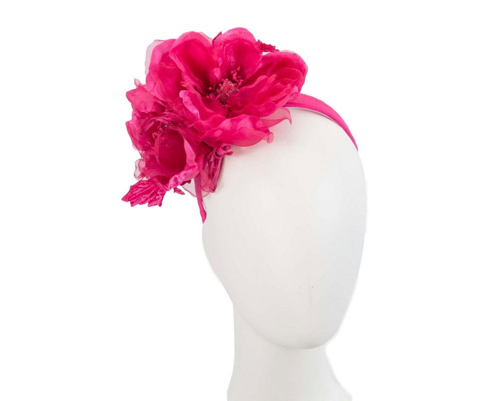 Cupids Millinery Women's Hat Fuchsia Fuchsia flower fascinator by Fillies Collection