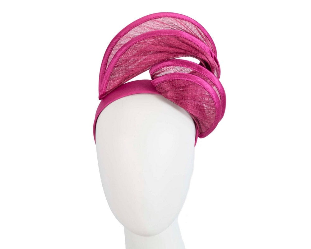 Cupids Millinery Women's Hat Fuchsia Fuchsia headband racing fascinator by Fillies Collection