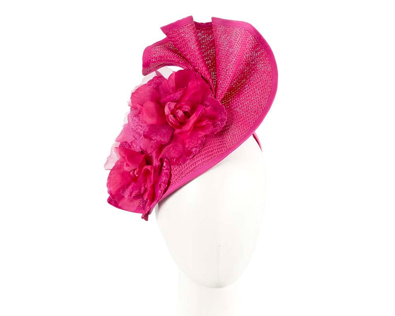 Cupids Millinery Women's Hat Fuchsia Fuchsia Melbourne Cup races fascinator by Fillies Collection