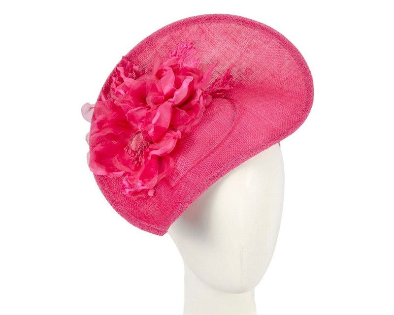 Cupids Millinery Women's Hat Fuchsia Large fuchsia flower fascinator by Max Alexander