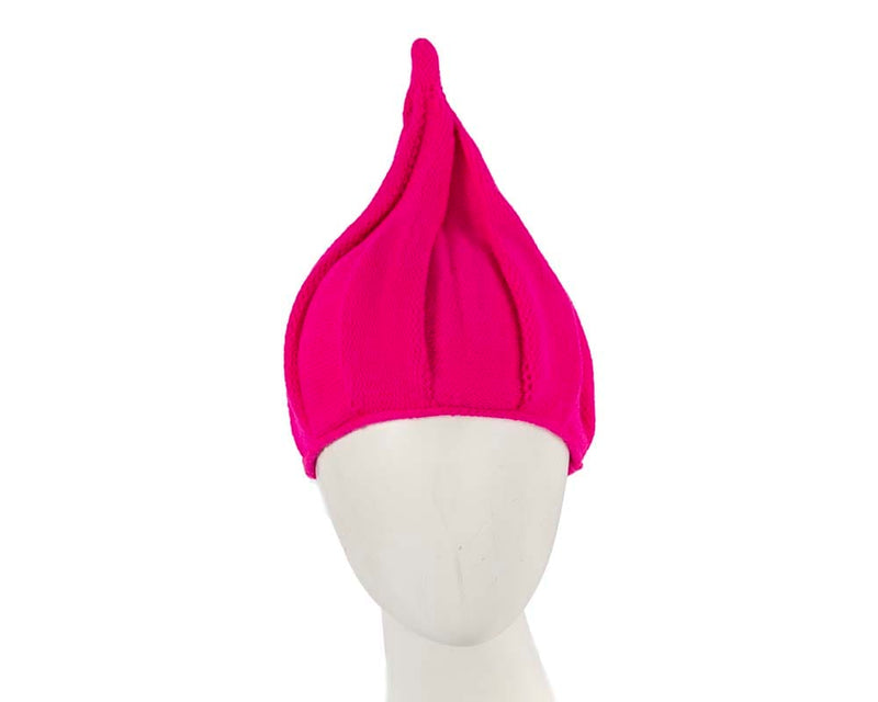 Cupids Millinery Women's Hat Fuchsia Warm fuchsia pixi hat