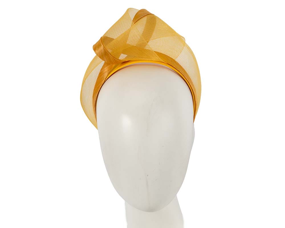 Cupids Millinery Women's Hat Gold/Yellow Gold yellow fashion headband turban by Fillies Collection