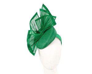 Cupids Millinery Women's Hat Green Bespoke green racing fascinator by Fillies Collection