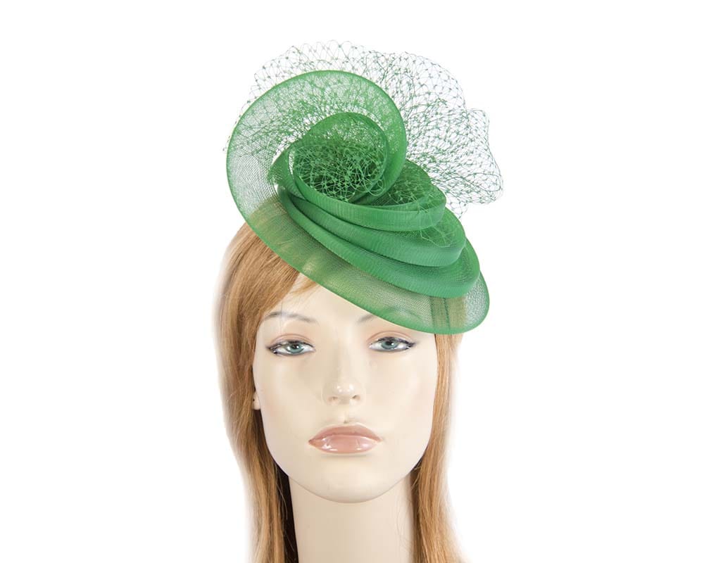 Cupids Millinery Women's Hat Green Green custom made Mother of the Bride Cocktail Hat