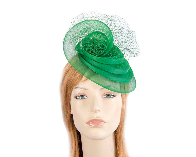 Cupids Millinery Women's Hat Green Green custom made Mother of the Bride Cocktail Hat