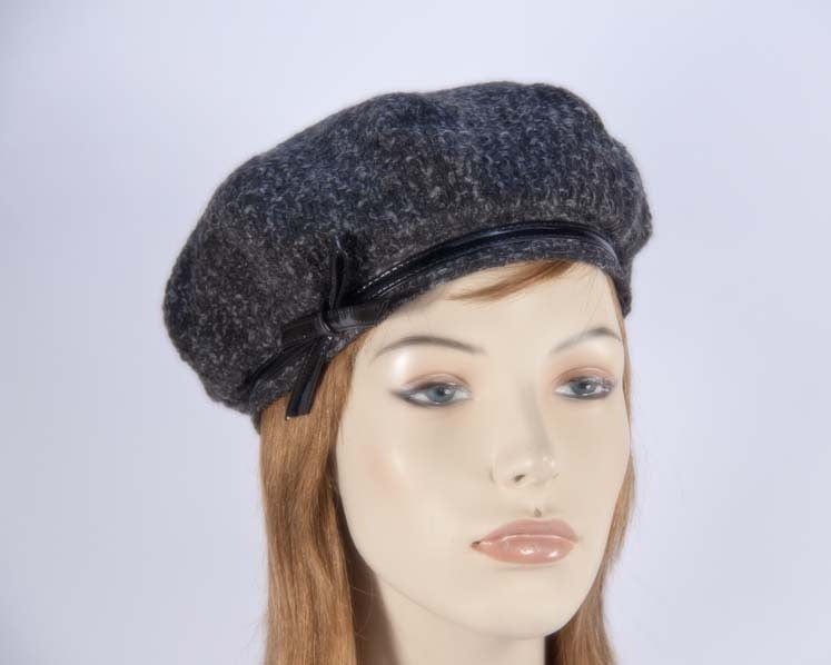 Cupids Millinery Women's Hat Green Grey winter ladies fashion beret hat Max Alexander J250G