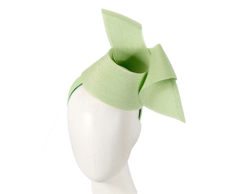 Cupids Millinery Women's Hat Green Modern lime fascinator by Max Alexander