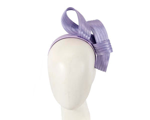 Cupids Millinery Women's Hat Lilac Curled lilac fascinator by Max Alexander