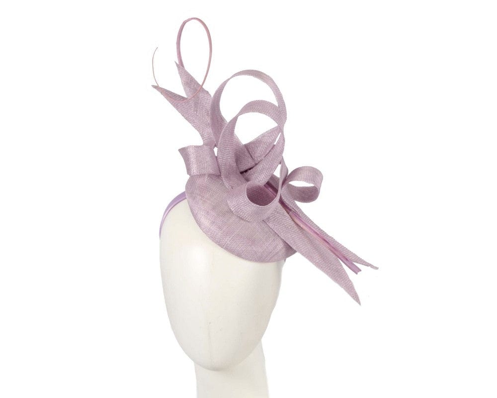 Cupids Millinery Women's Hat Lilac Edgy tall lilac fascinator by Max Alexander