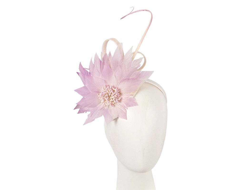 Cupids Millinery Women's Hat Lilac Lilac feather flower fascinator by Max Alexander