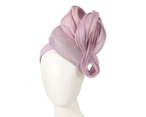 Cupids Millinery Women's Hat Lilac Lilac pillbox fascinator with silk abaca bow by Fillies Collection