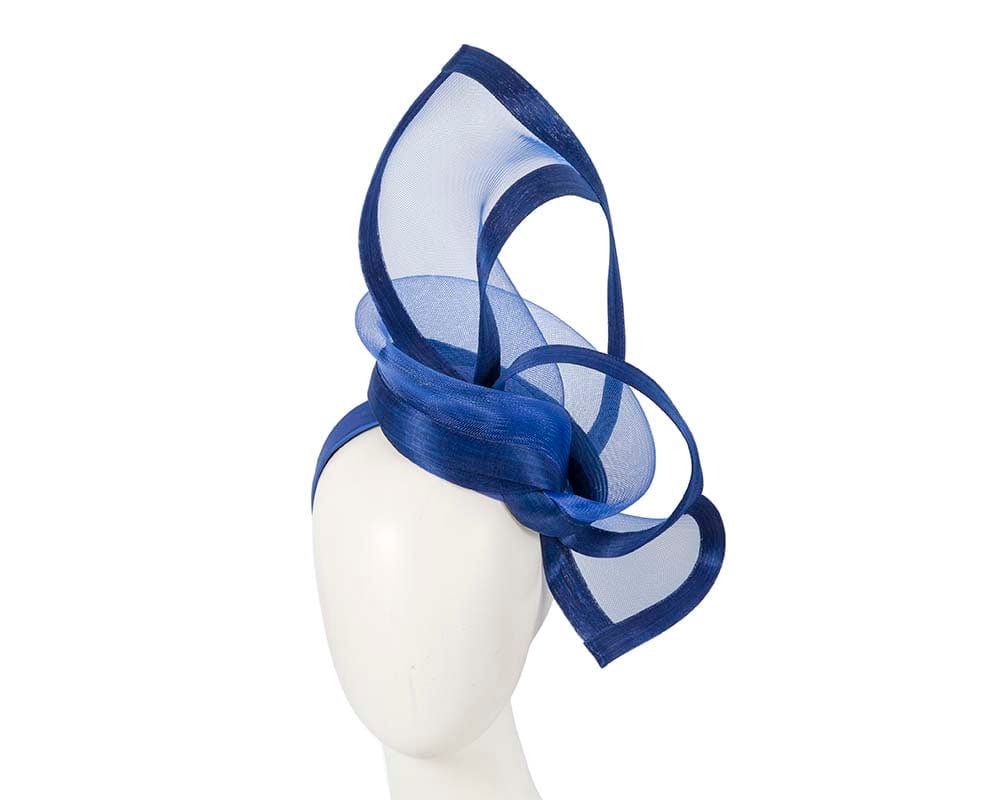 Cupids Millinery Women's Hat Navy Bespoke Royal Blue fascinator by Fillies Collection