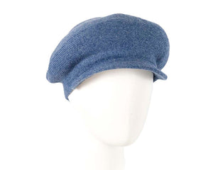 Cupids Millinery Women's Hat Navy Classic woven denim shade cap by Max Alexander