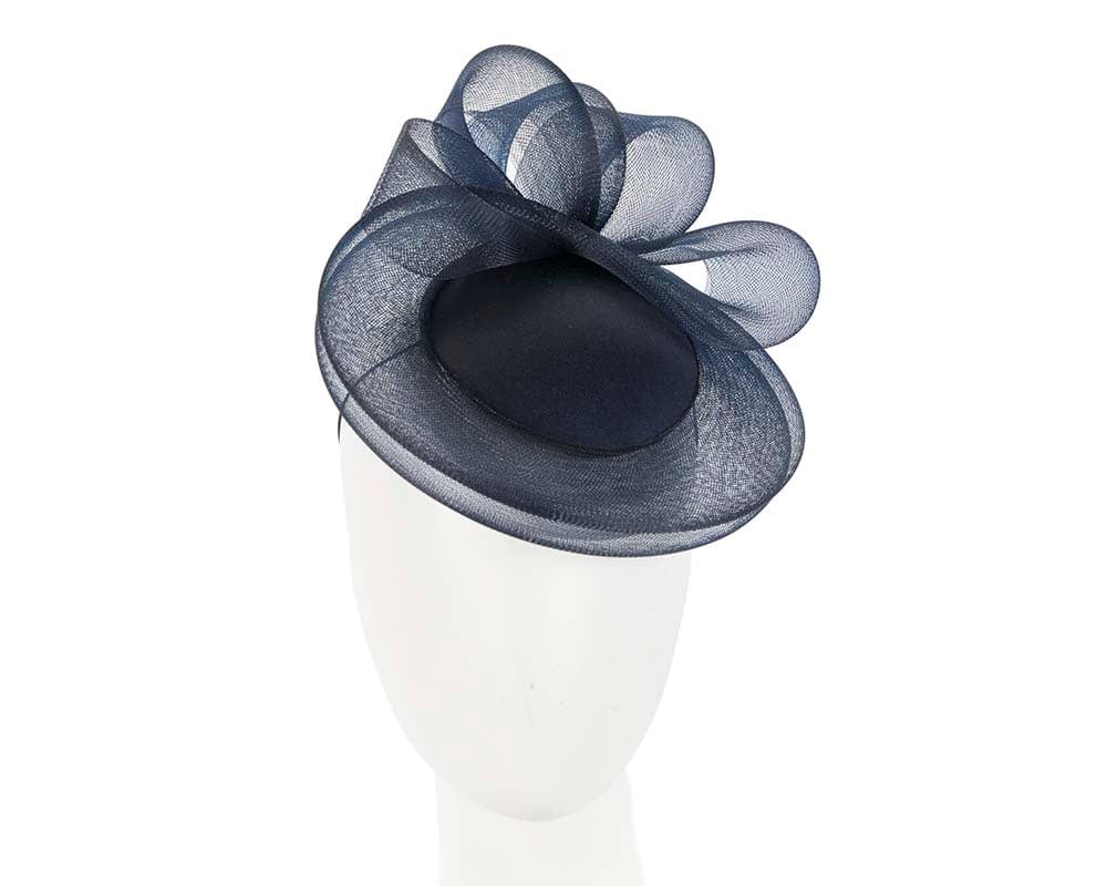 Cupids Millinery Women's Hat Navy Dark Navy Custom Made Cocktail Hat