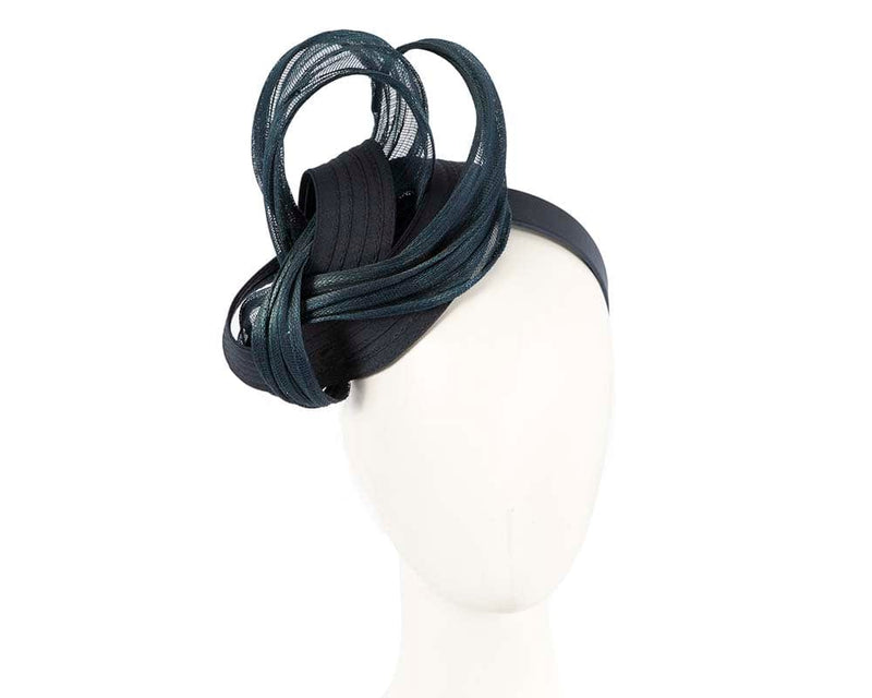 Cupids Millinery Women's Hat Navy Fancy navy racing fascinator by Fillies Collection