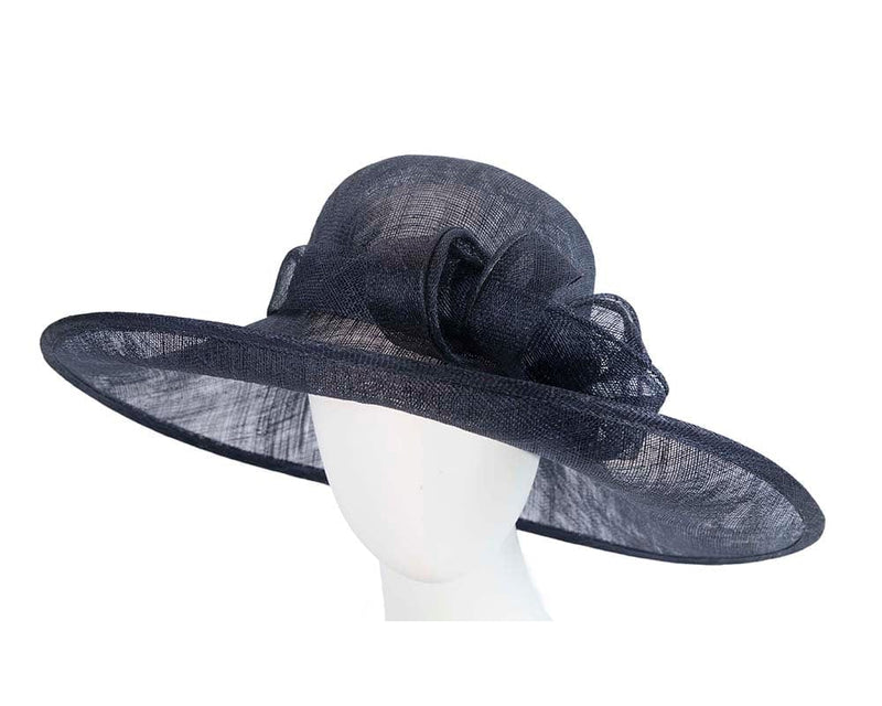 Cupids Millinery Women's Hat Navy Large navy racing hat by Max Alexander