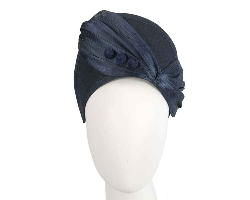 Cupids Millinery Women's Hat Navy Navy crown winter fascinator by Fillies Collection
