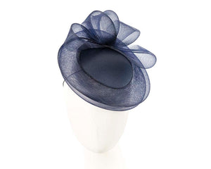 Cupids Millinery Women's Hat Navy Navy Custom Made Cocktail Hat